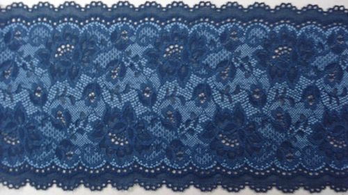knitted lace blauw
