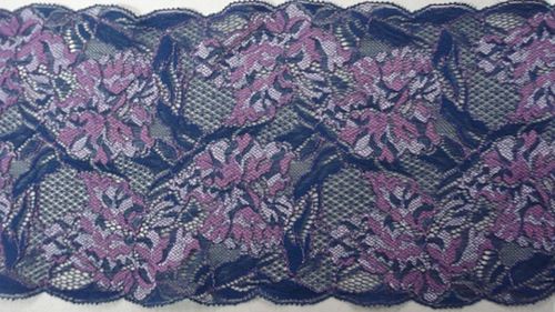 Knitted lace purple