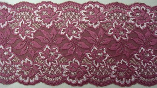Knitted lace bordeaux
