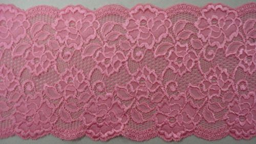 Knitted lace pink