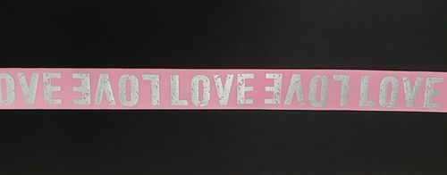 Waist elastic wide Pink love