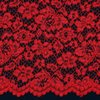 brocade lace Red