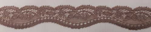 Elastic lace small 182 Taupe
