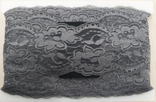 Elastic lace small 216 Grey