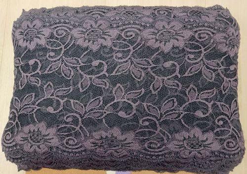 Knitted lace 141 Purple/Grey