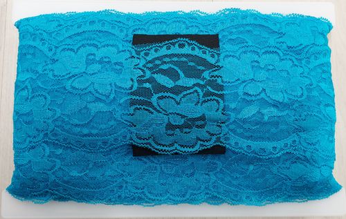 Elastic lace small 211 Turquoises