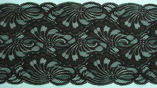 stretch lace black