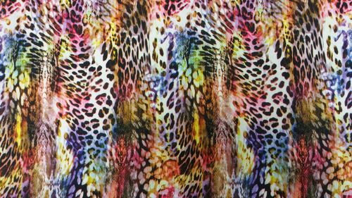 Slangen print multi colors roze met paars