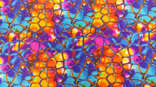 koning blauw met black light