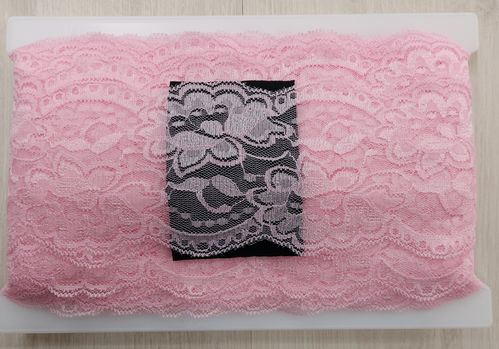 Elastic lace small 207 Baby Pink