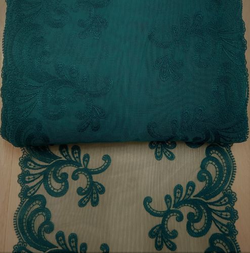 Tulle lace 70 Green Turquoise