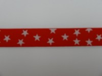 taille-elastiek-2,5-cm-breed-rood-met-ster