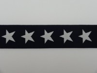 taille-elastiek-4-cm-breed-donker-blauw-met-ster