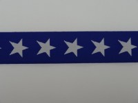 taille-elastiek-4-cm-breed-koningsblauw-met-ster