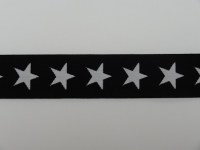 taille-elastiek-4-cm-breed-zwart-met-ster